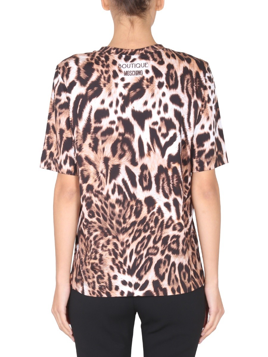 Boutique Moschino - ANIMAL PRINT T-SHIRT - Image 3