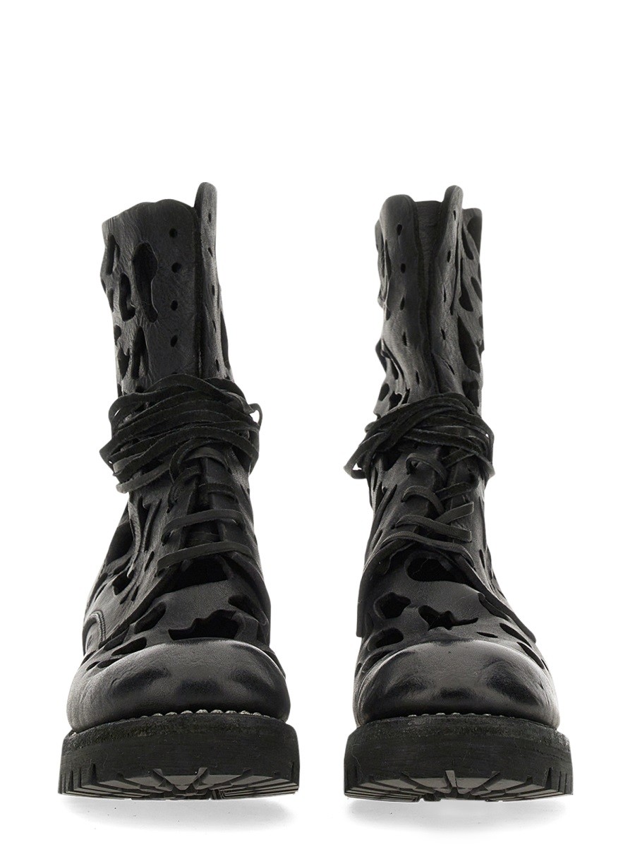 GUIDI ANKLE BOOT WITH CUT OUT DETAILS - Image 2