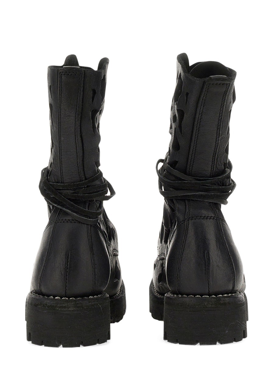GUIDI ANKLE BOOT WITH CUT OUT DETAILS - Image 3