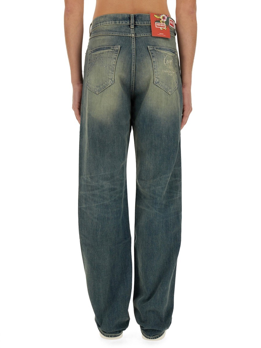 Kenzo - ASAGAO STRAIGHT JEANS 'KENZO CREATIONS' - Image 3