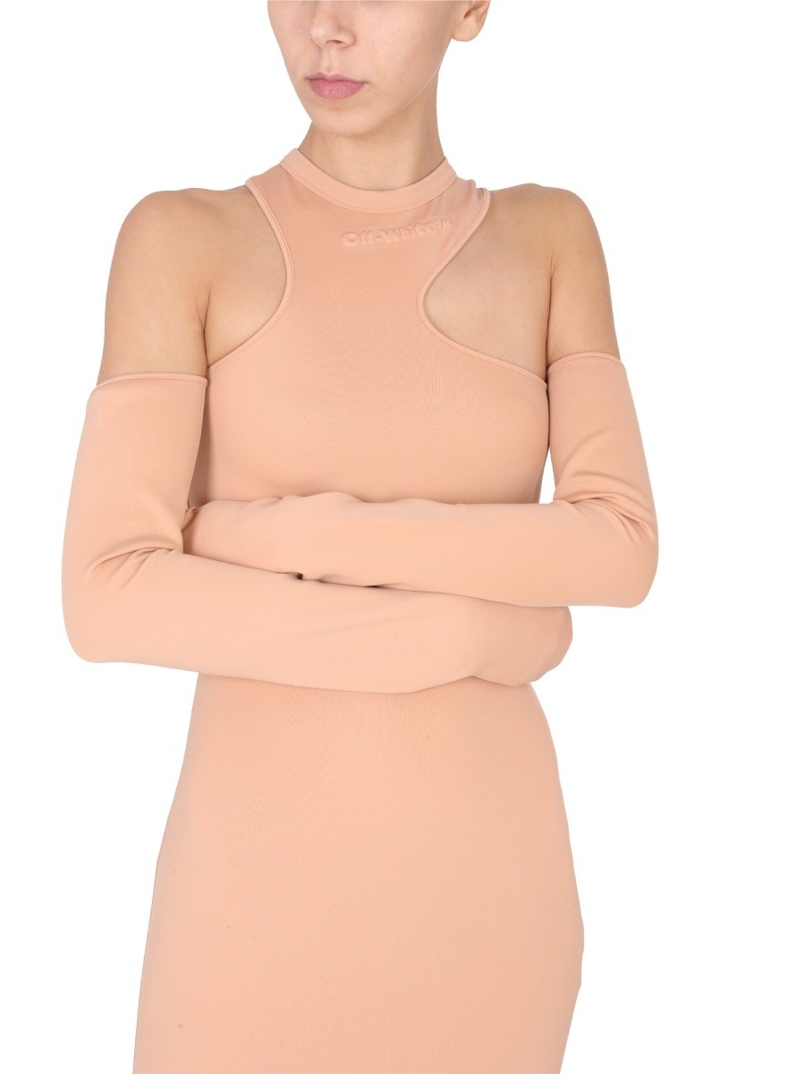 Off-white - ASYMMETRIC MINI DRESS - Image 3