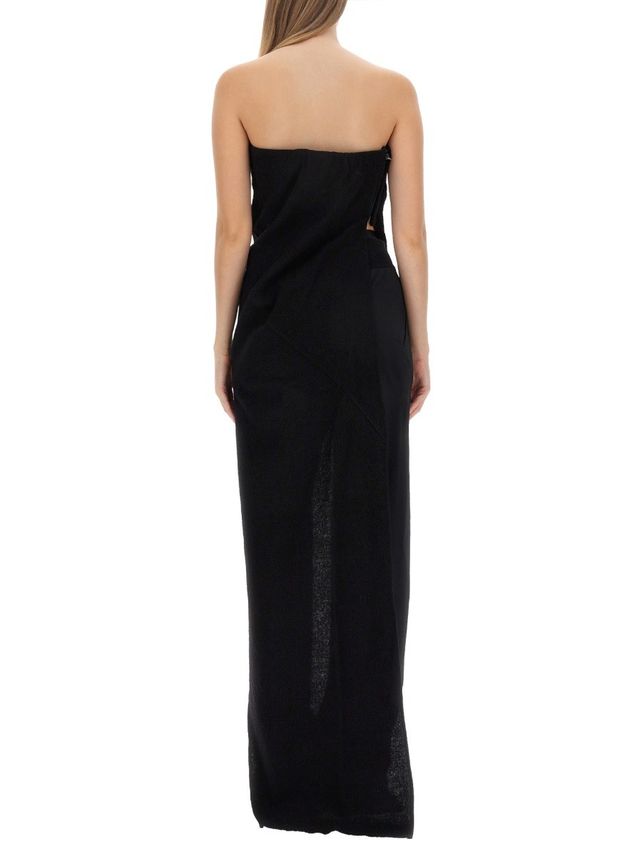 RICK OWENS - ASYMMETRICAL LONG TOP - Image 3