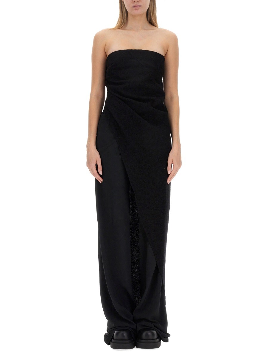 RICK OWENS - ASYMMETRICAL LONG TOP - Image 4
