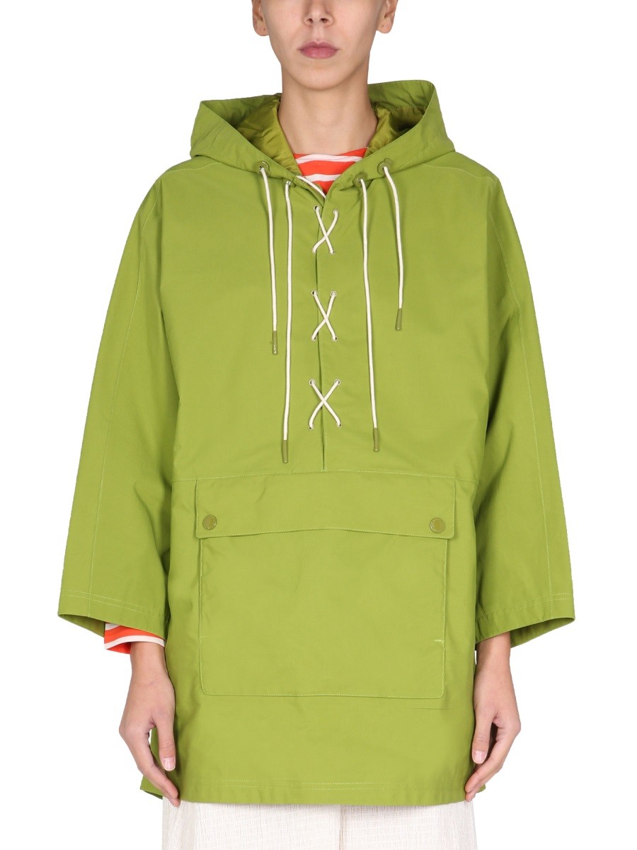 BARBOUR BARBOUR BY ALEXACHUNG "TONAL PIP" PARKA