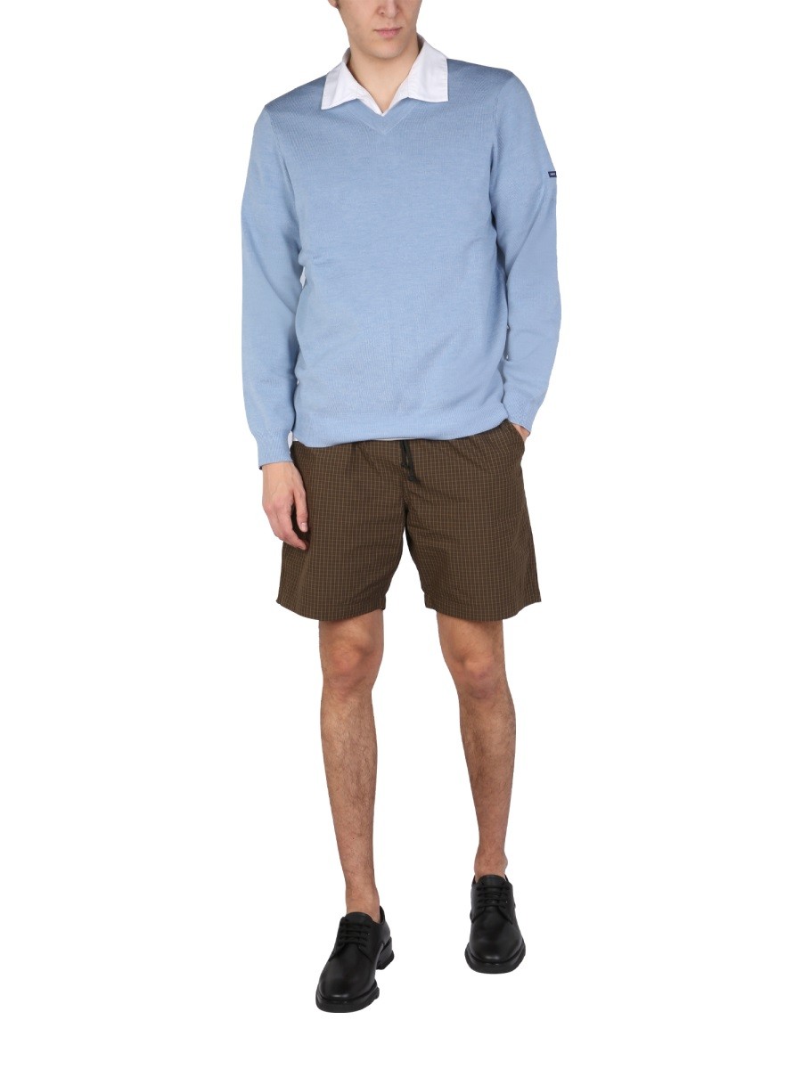 UNIVERSAL WORKS - BERMUDA WITH CHECK PATTERN - Image 2