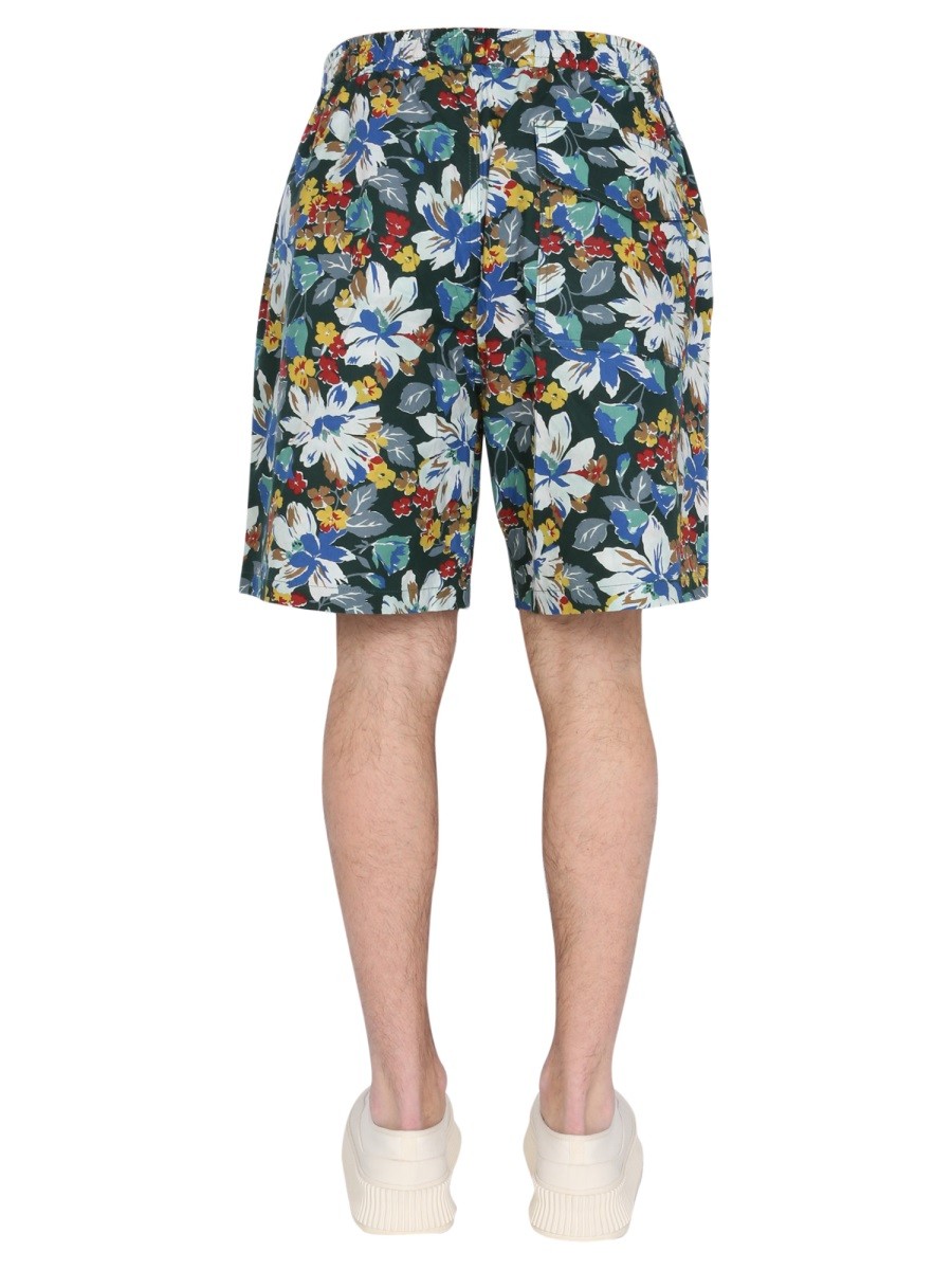 YMC - BERMUDA WITH FLORAL PRINT - Image 4