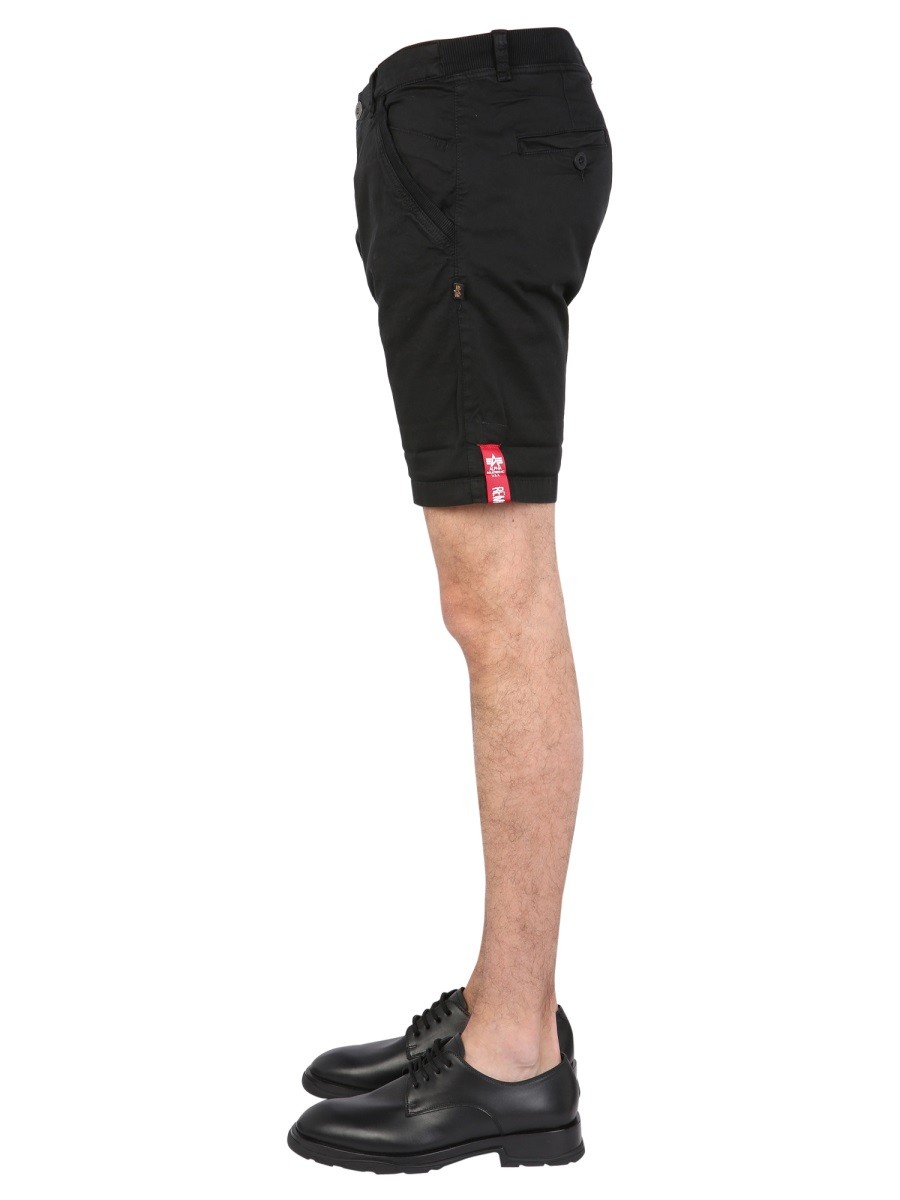 ALPHA INDUSTRIES - BERMUDA WITH LOGO - Image 3