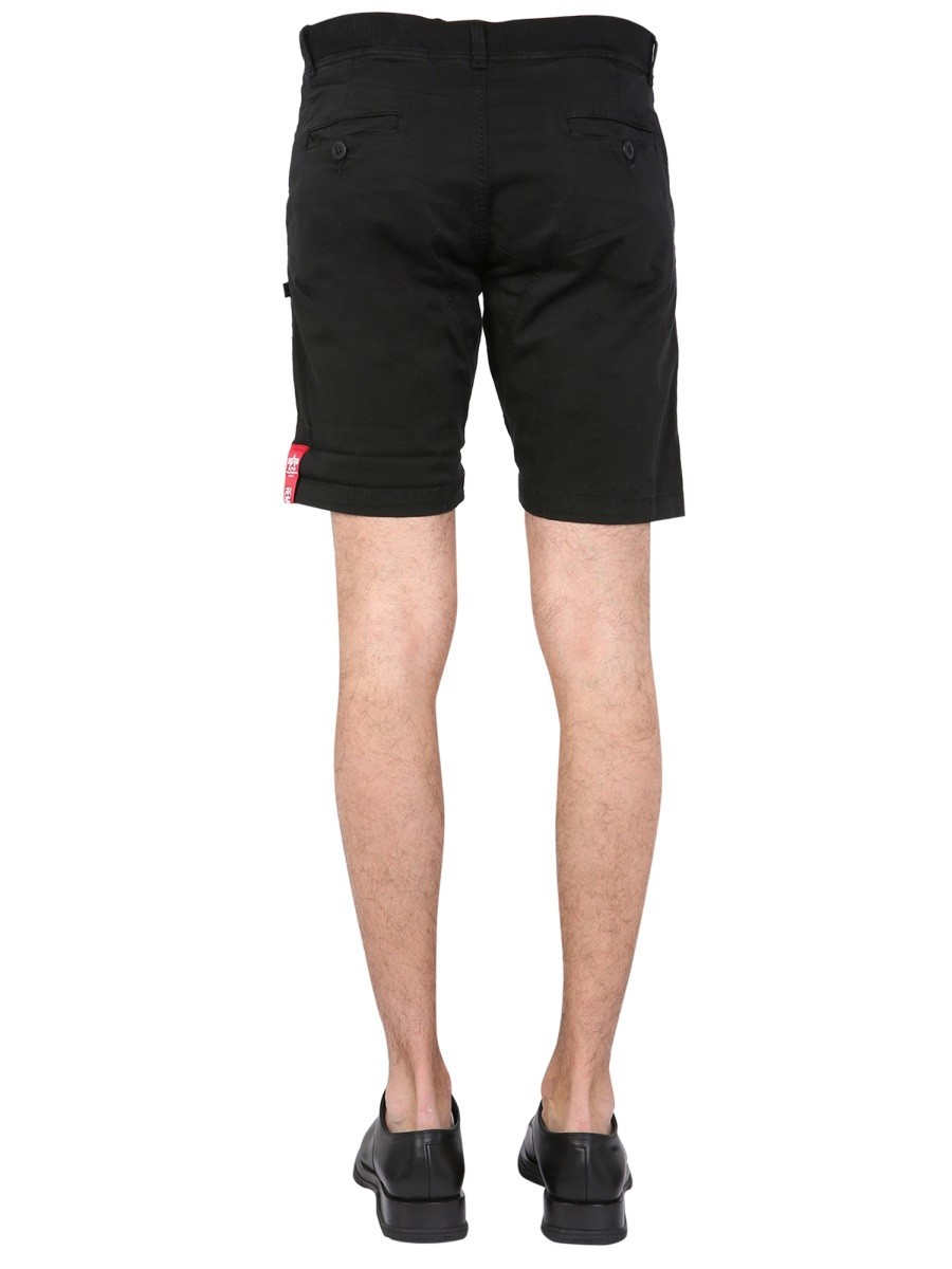 ALPHA INDUSTRIES - BERMUDA WITH LOGO - Image 4
