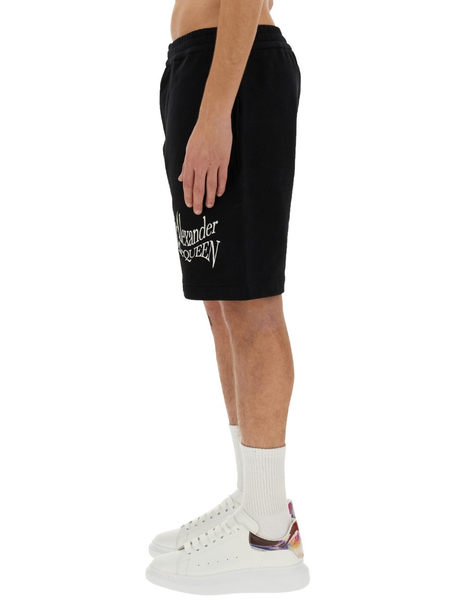 Alexander Mcqueen - BERMUDA WITH LOGO - Image 4