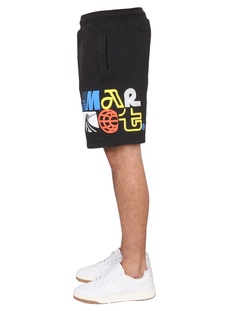MARKET - BERMUDA WITH LOGO PRINT - Image 7
