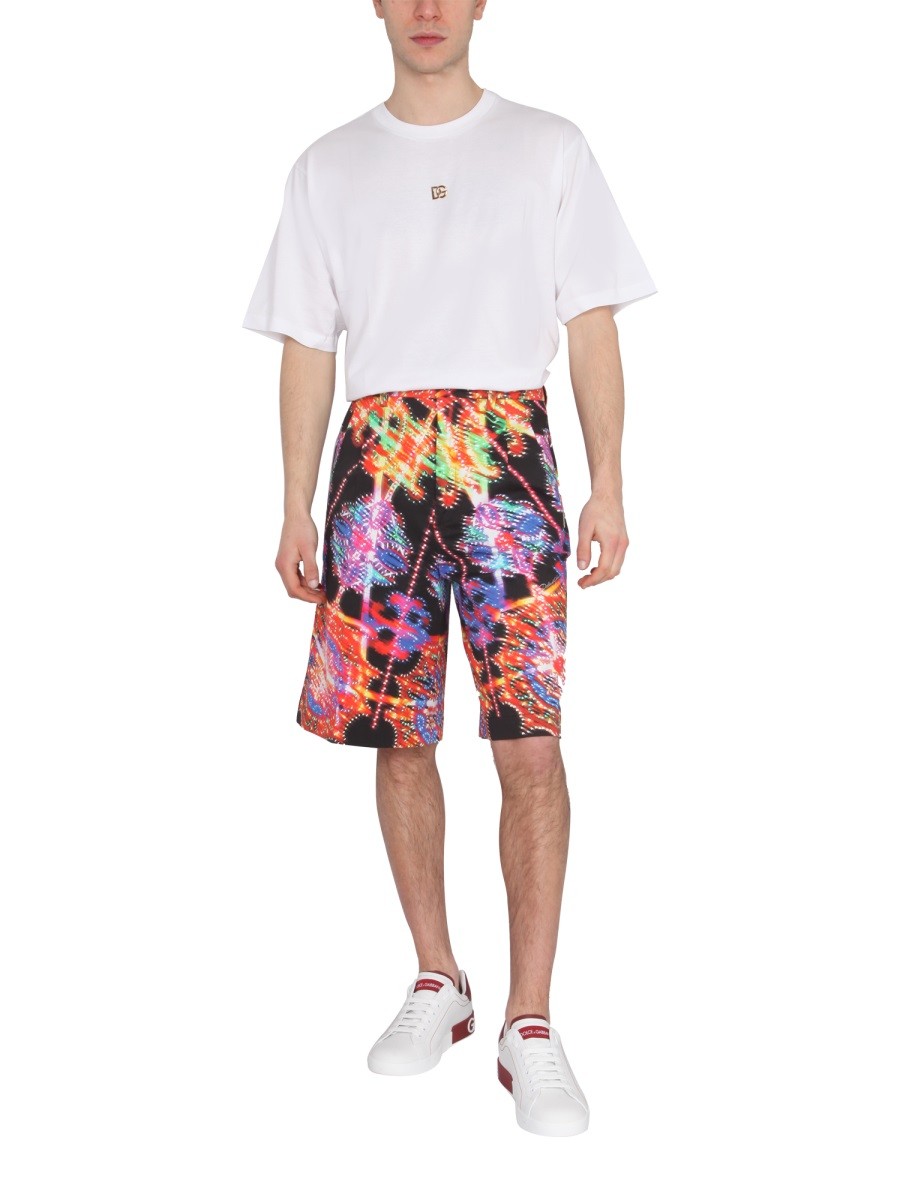 Dolce & Gabbana - BERMUDA WITH LUMINARY PRINT - Image 2