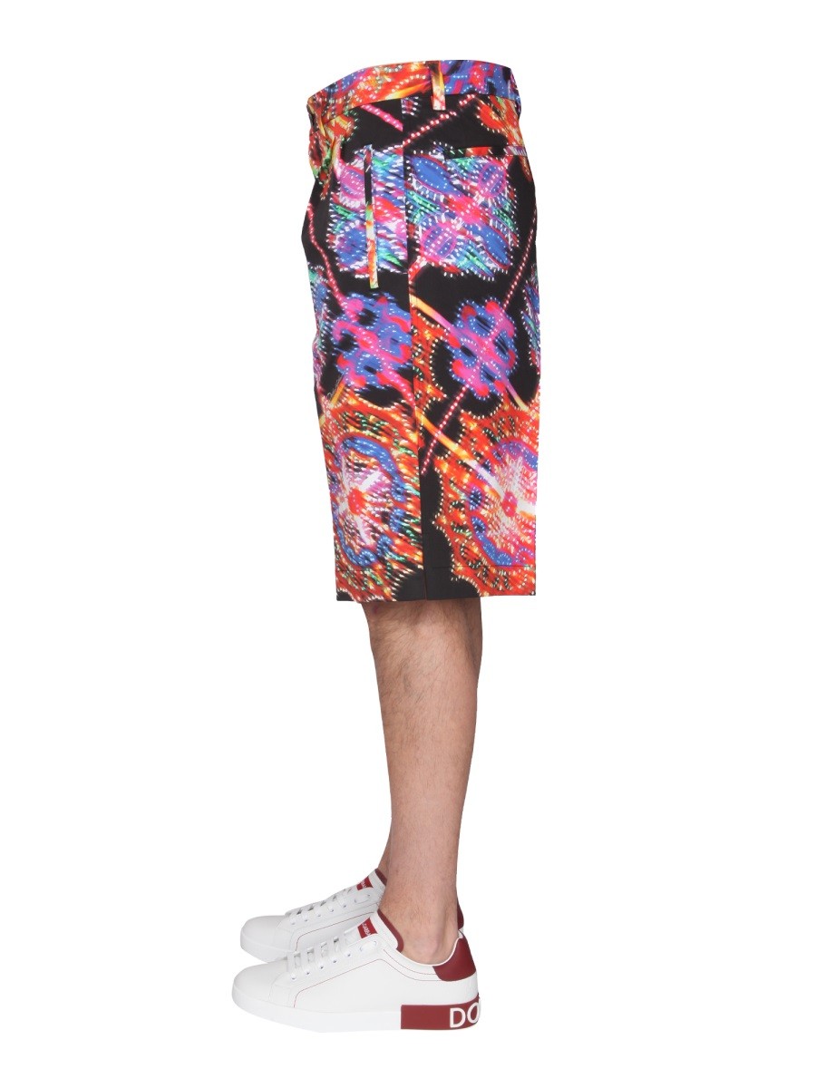 Dolce & Gabbana - BERMUDA WITH LUMINARY PRINT - Image 3