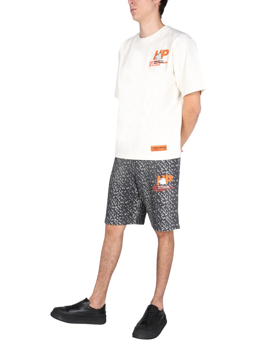 HERON PRESTON BERMUDA WITH RUBBER LOGO - Image 2