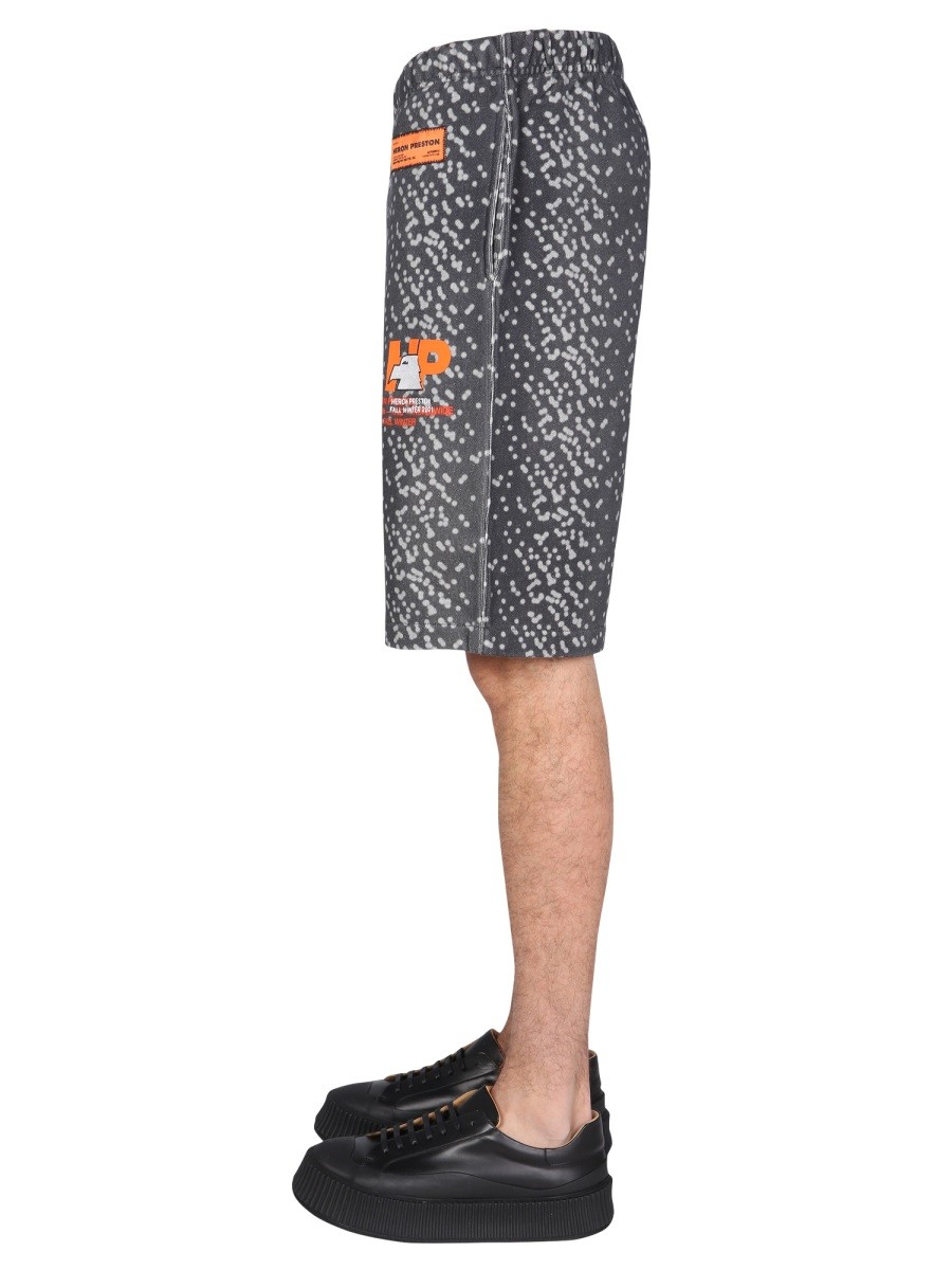 HERON PRESTON BERMUDA WITH RUBBER LOGO - Image 3