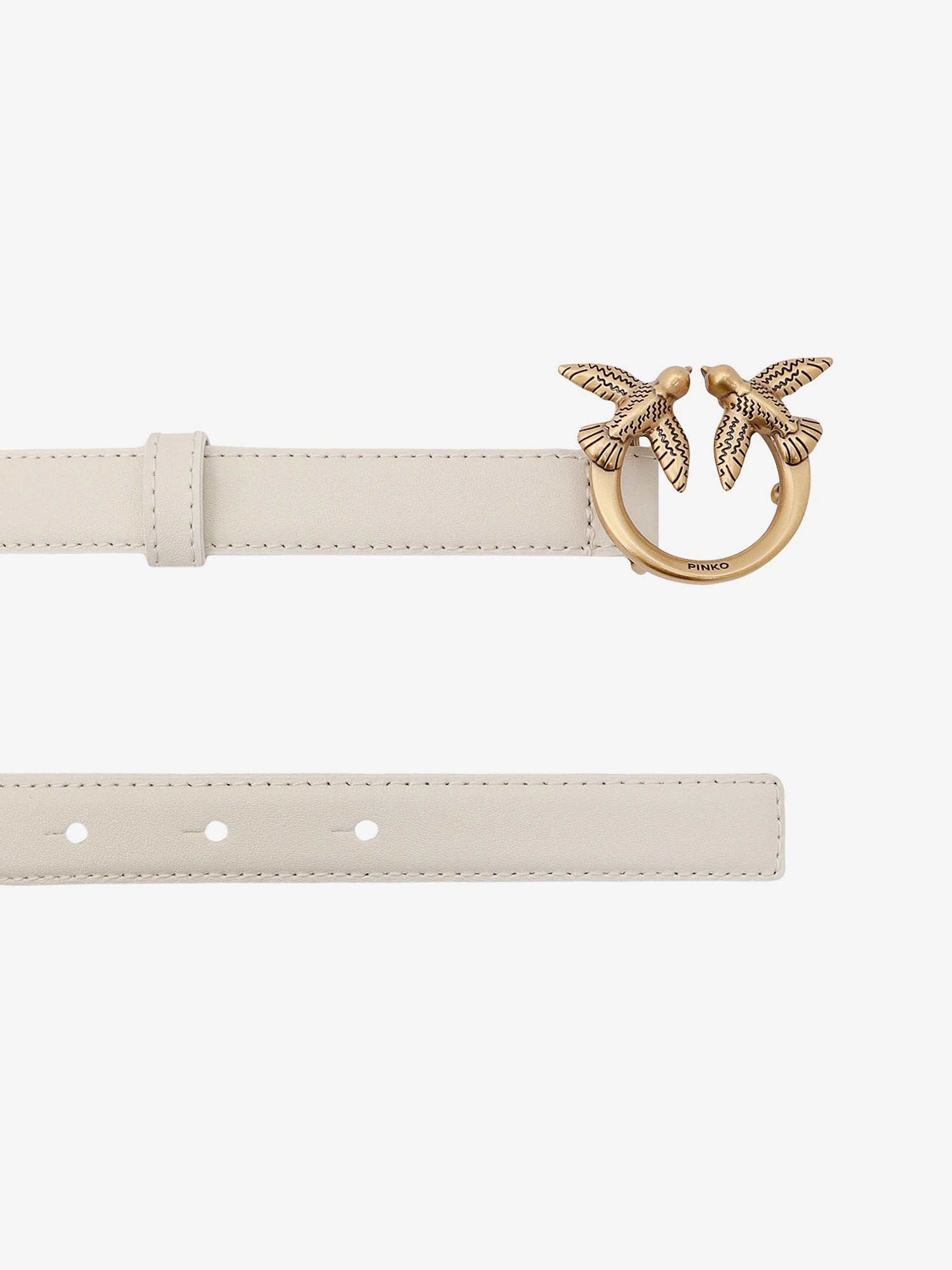 Berry leather belt - Image 2