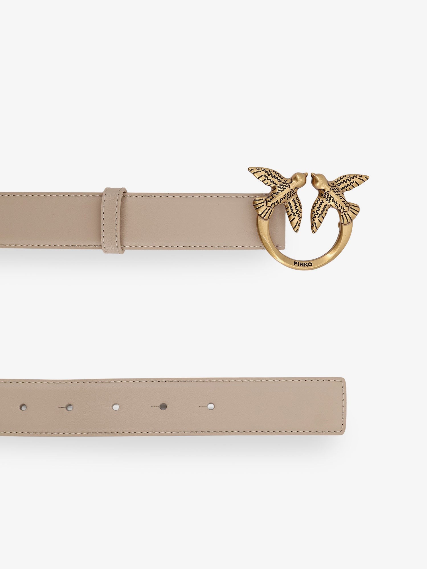 Berry leather belt - Image 2