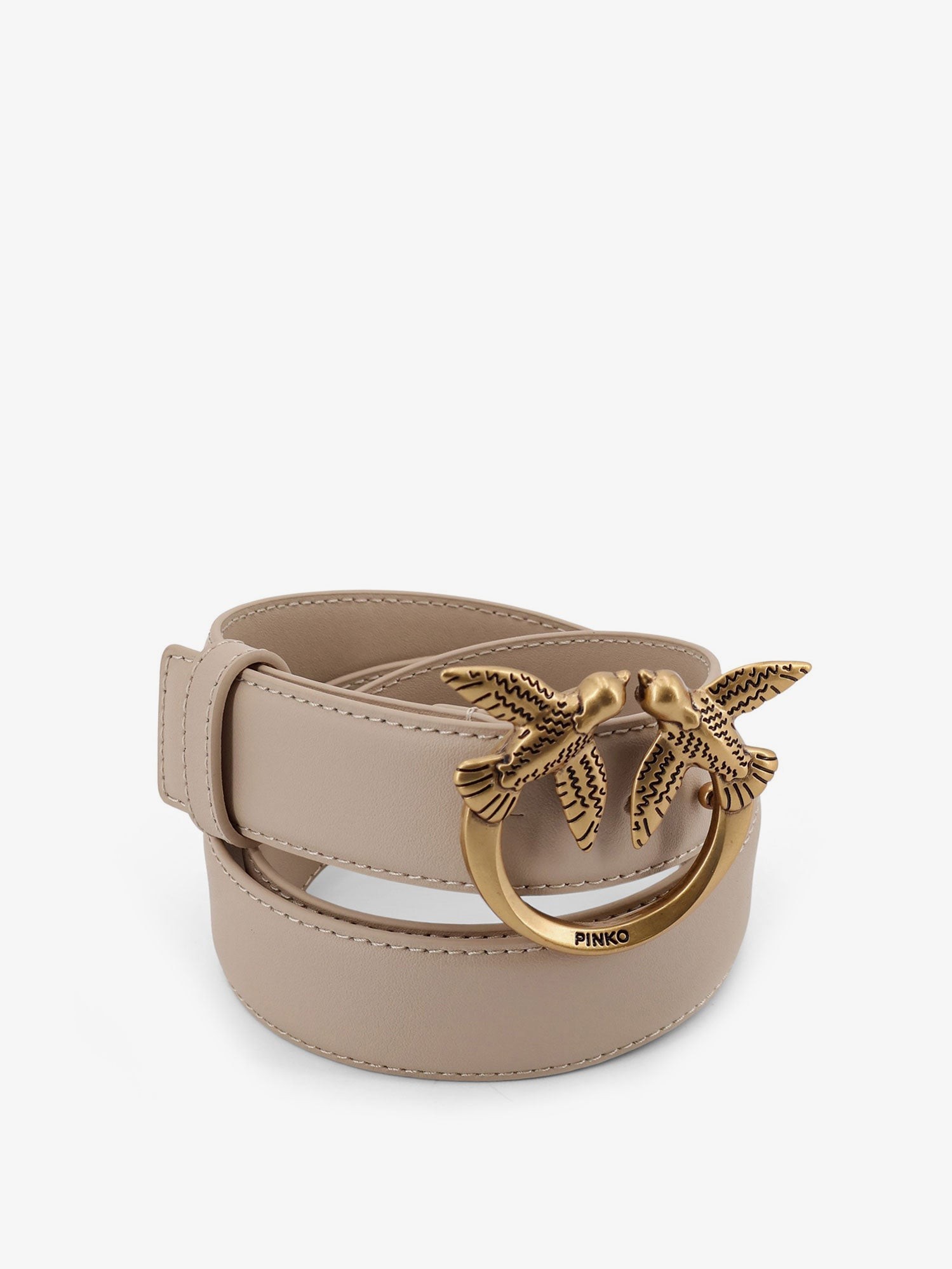 Berry leather belt - Image 3