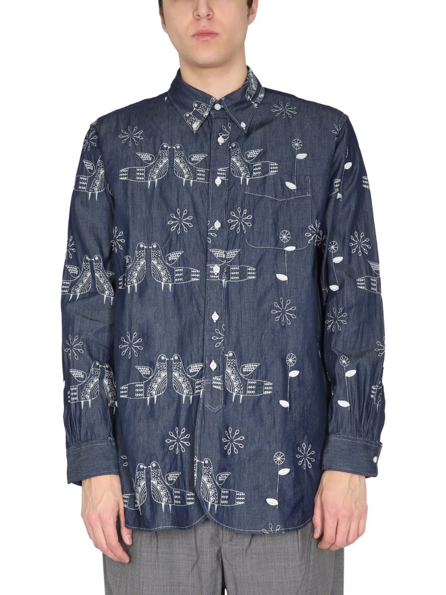 ENGINEERED GARMENTS - "BIRD" EMBROIDERY SHIRT - Image 2