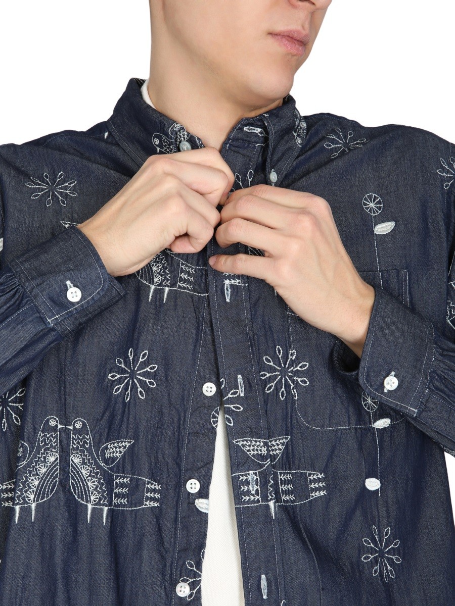 ENGINEERED GARMENTS - "BIRD" EMBROIDERY SHIRT - Image 3