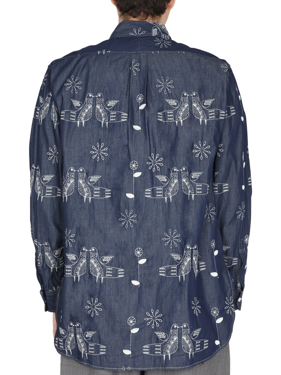 ENGINEERED GARMENTS - "BIRD" EMBROIDERY SHIRT - Image 4