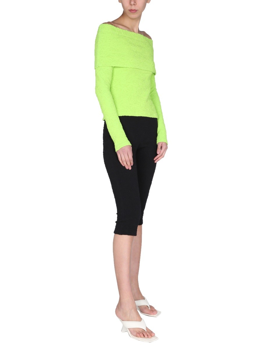 msgm - BOAT NECK TOP - Image 2