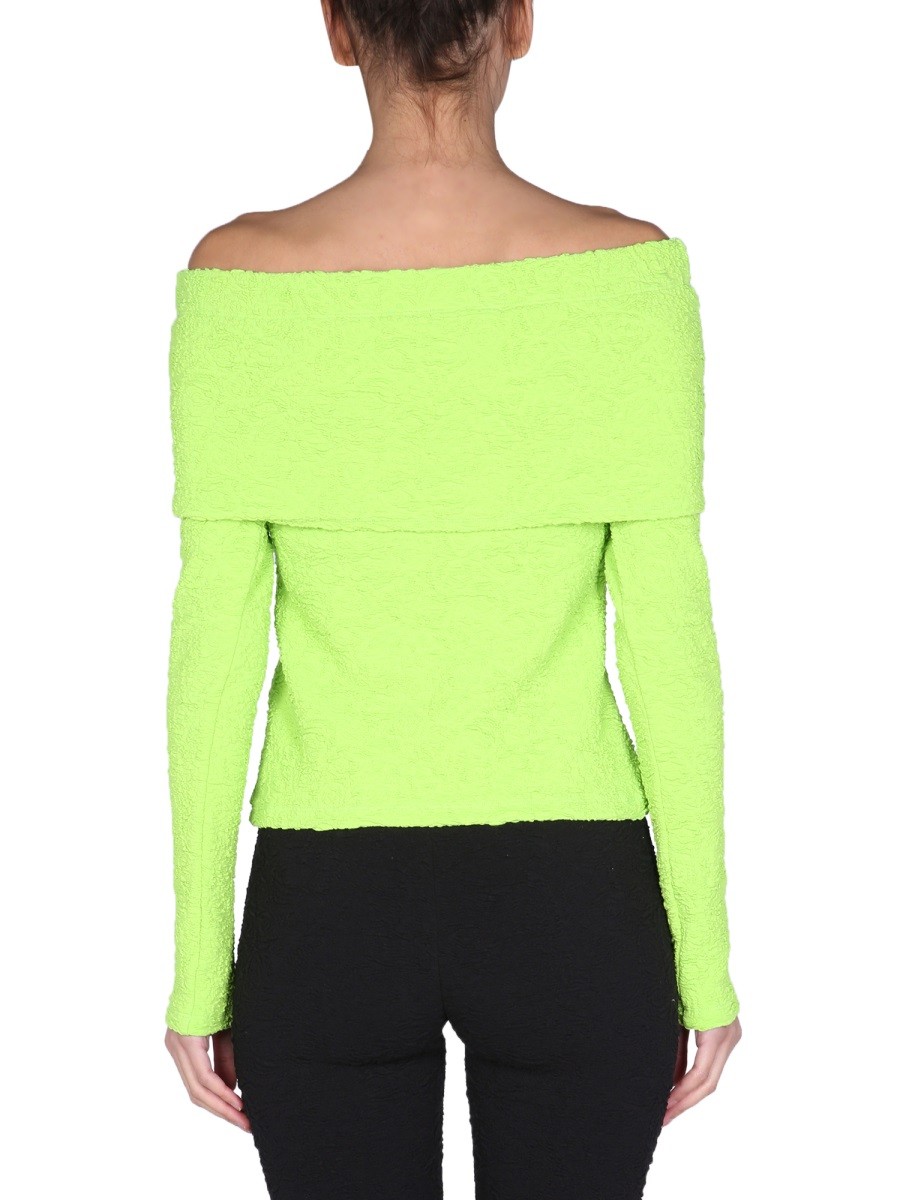 msgm - BOAT NECK TOP - Image 3