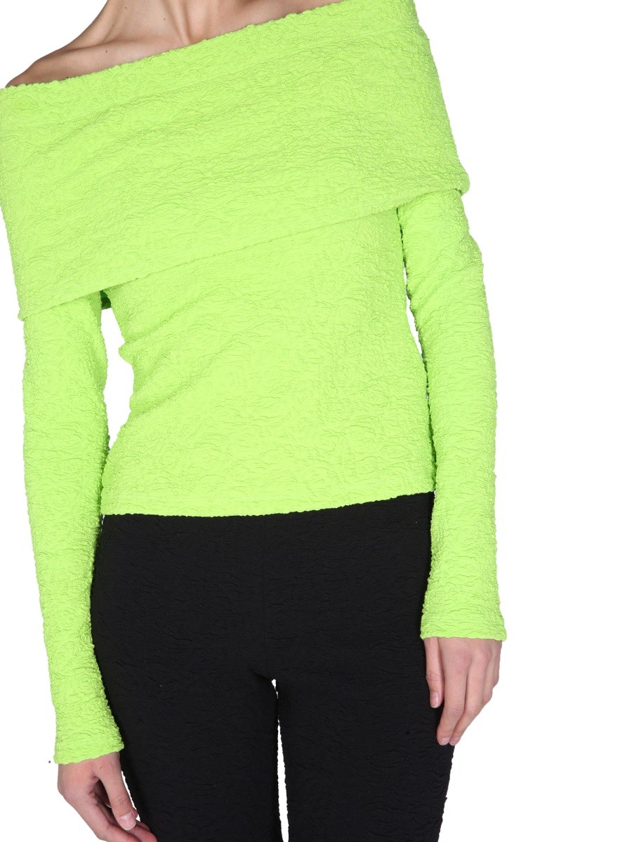 msgm - BOAT NECK TOP - Image 4