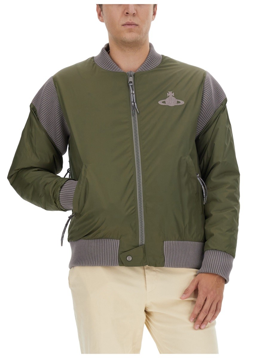 Vivienne Westwood - BOMBER JACKET WITH LOGO - Image 4