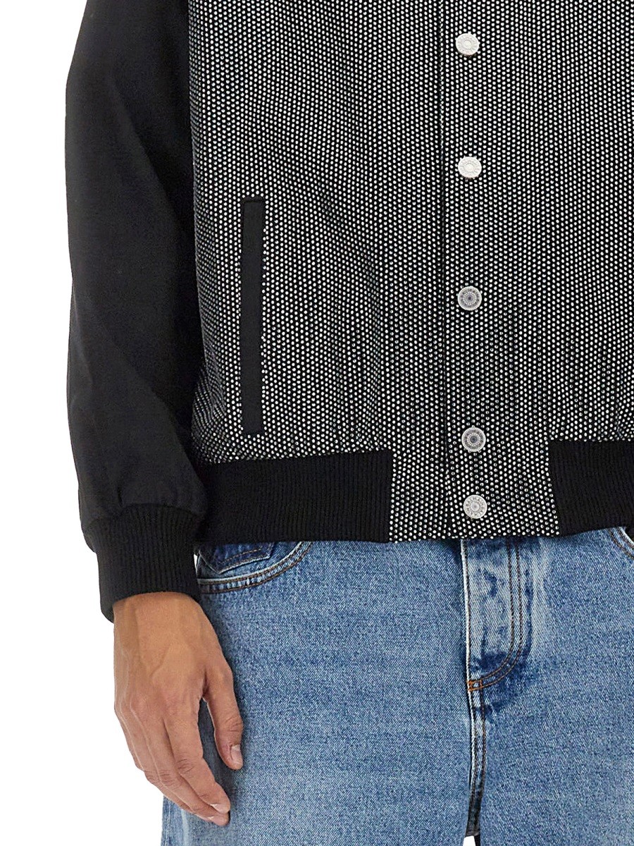 Balmain - BOMBER JACKET WITH LOGO - Image 4