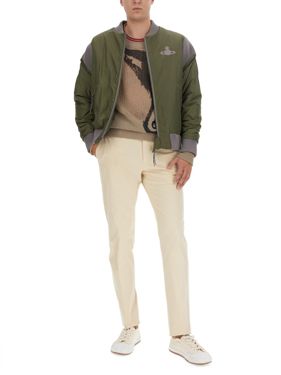 Vivienne Westwood - BOMBER JACKET WITH LOGO - Image 2