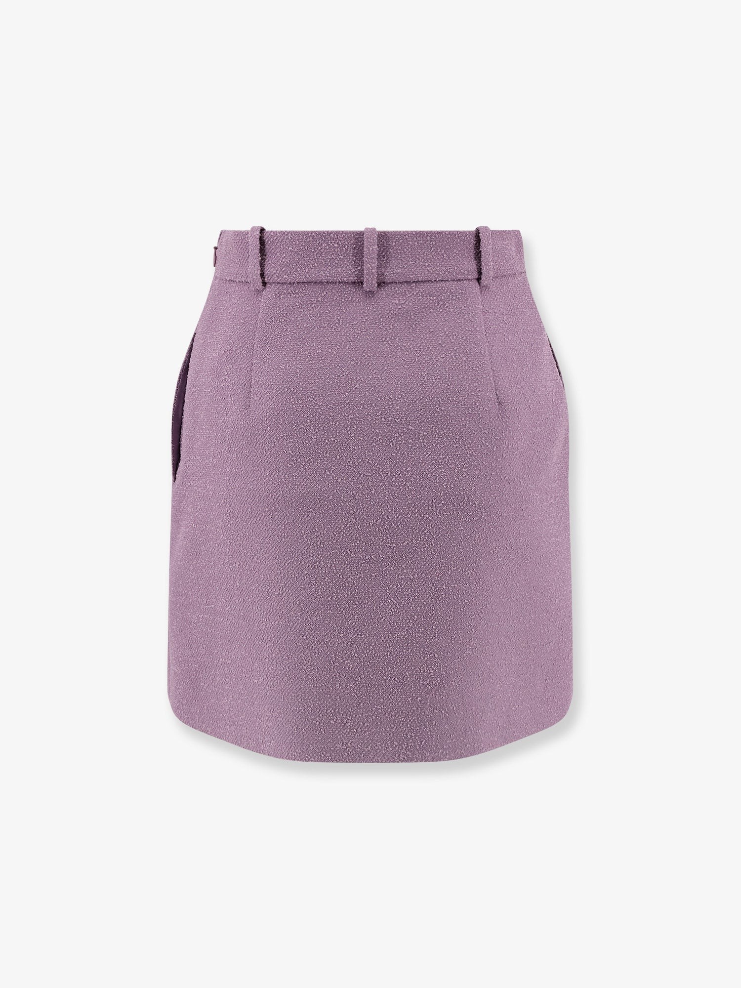 Bouclé virgin wool blend skirt - Image 2