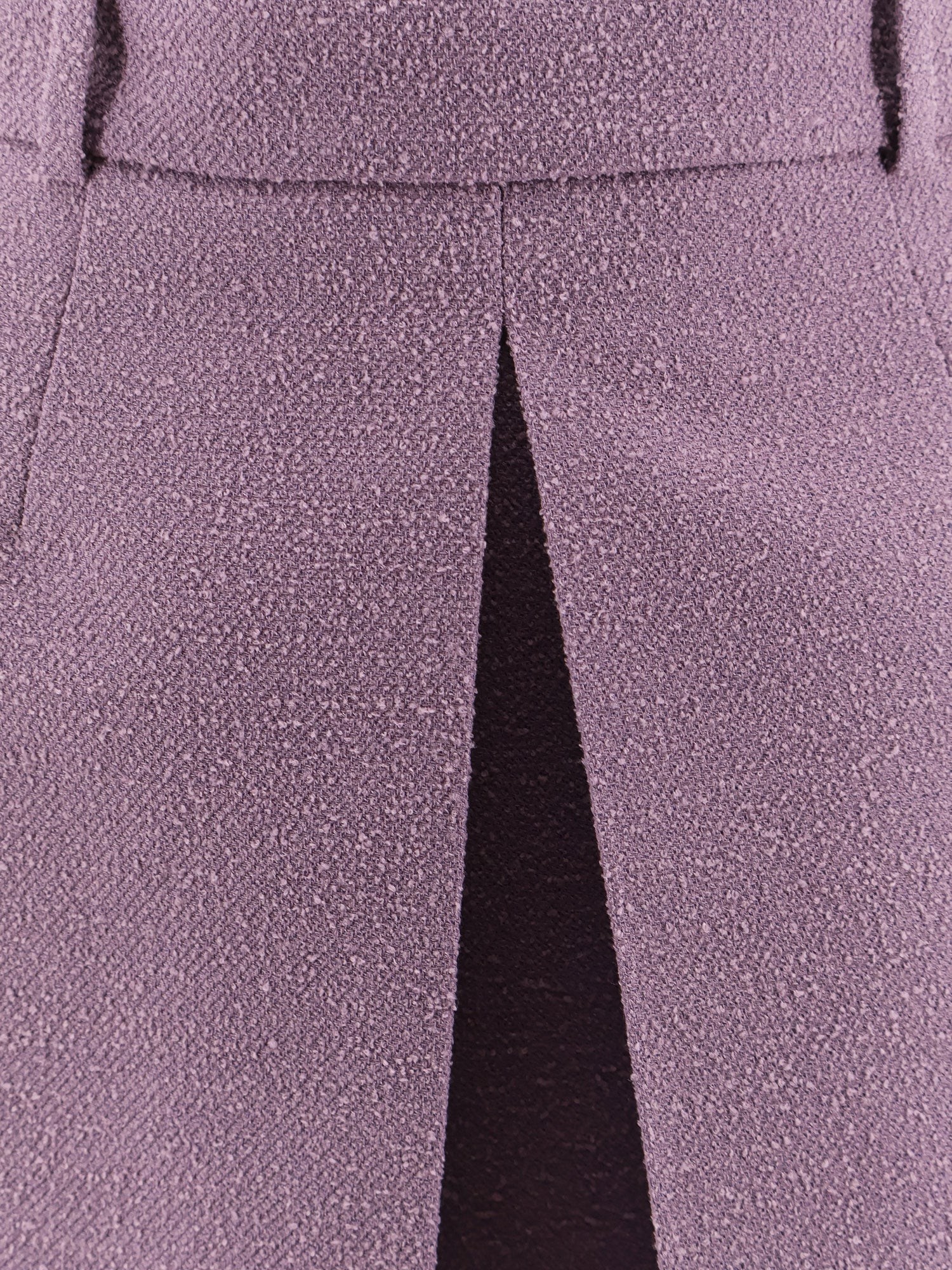 Bouclé virgin wool blend skirt - Image 3