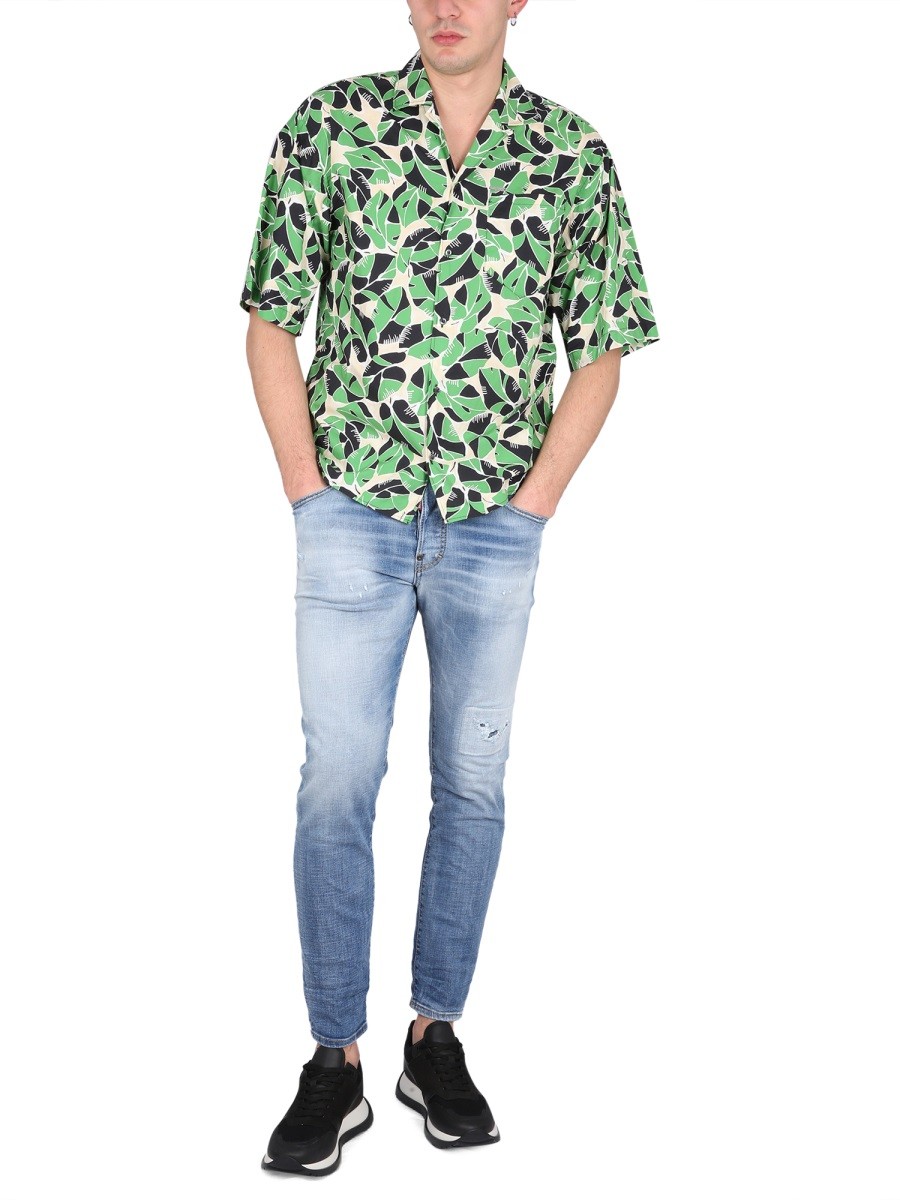 Dsquared - BOWLING COLLAR SHIRT - Image 2