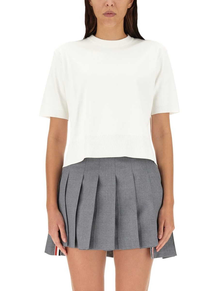 THOM BROWNE BOXY FIT T-SHIRT