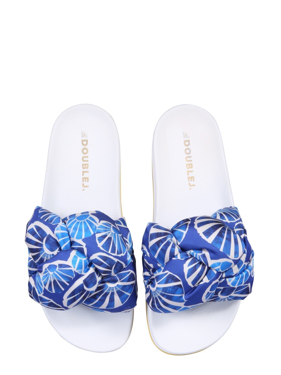 LA DOUBLEJ - BRAID SLIDE SANDALS - Image 2