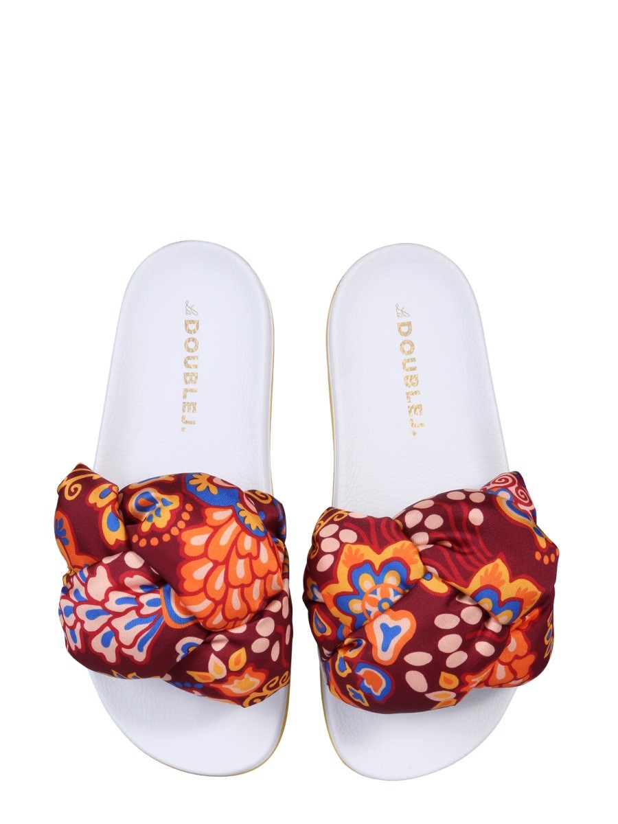 LA DOUBLEJ - BRAID SLIDE SANDALS - Image 2