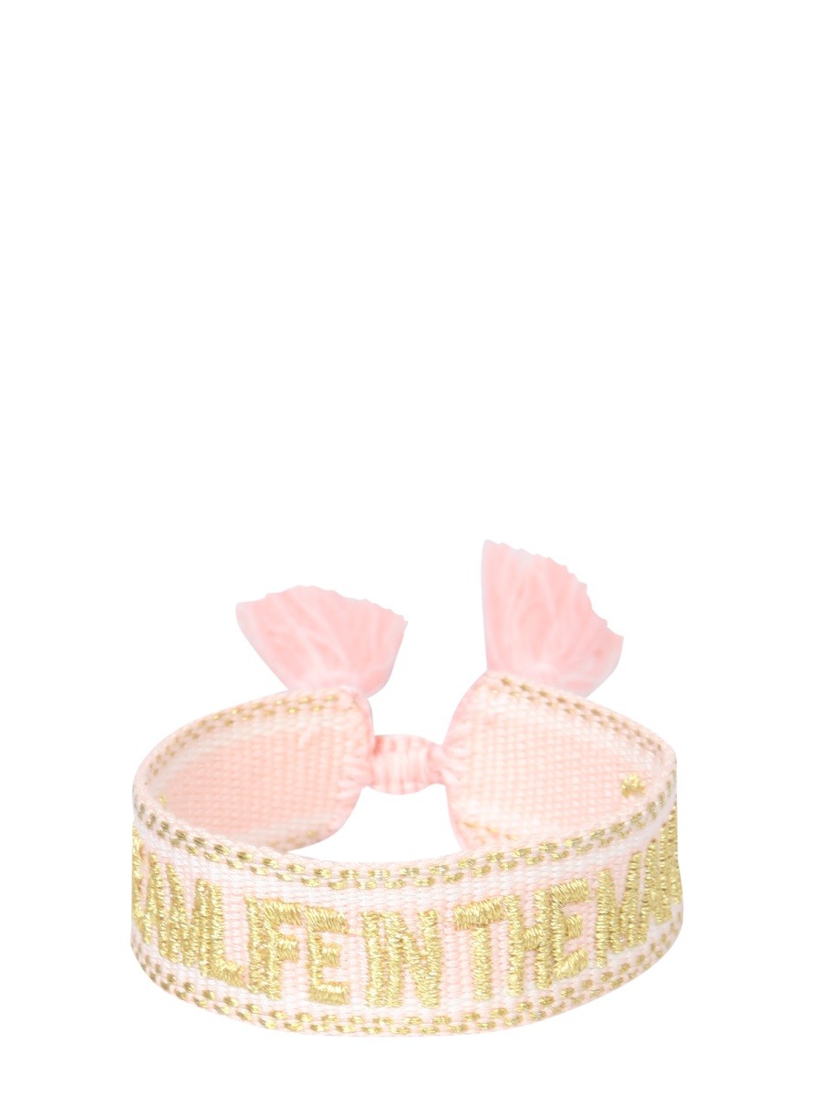 LABEL K BRAIDED FABRIC BRACELET - Image 2