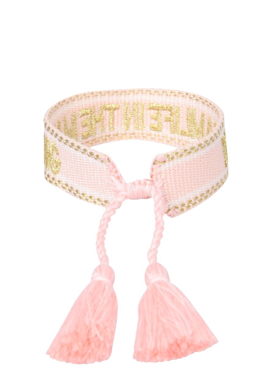 LABEL K BRAIDED FABRIC BRACELET - Image 3