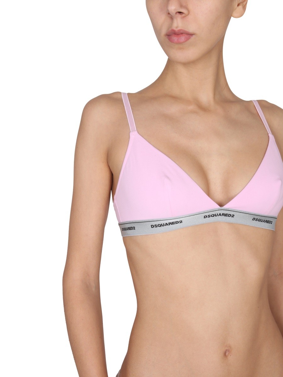 Dsquared - BRALETTE WITH LOGO - Image 2