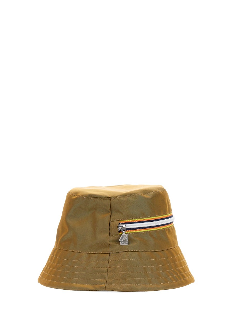 K-Way - BUCKET HAT WITH ZIPPER LOGO - Image 2