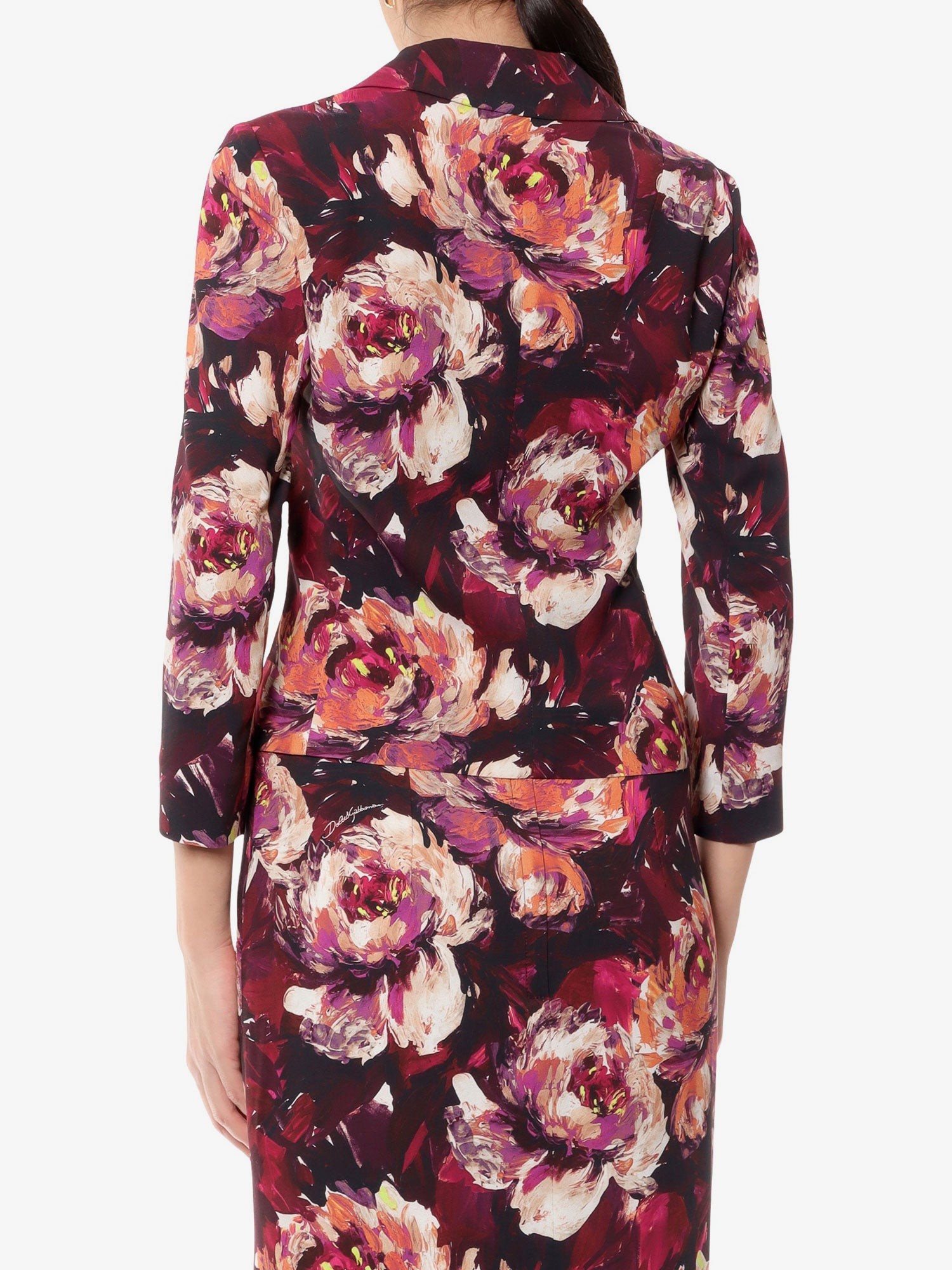 Cady blazer with peonie flower print - Image 4