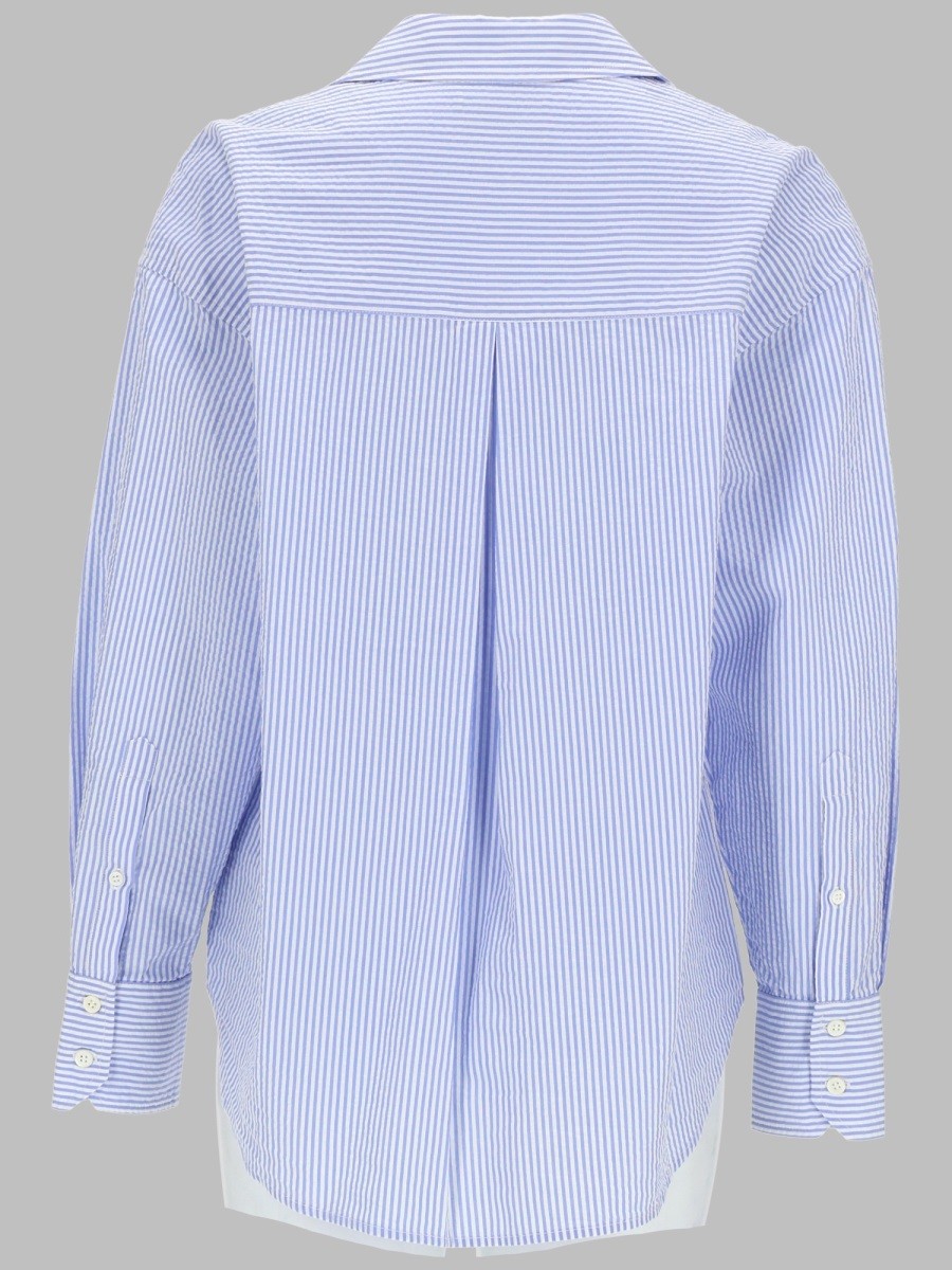 CAMICIA A RIGHE CON RICAMO - Image 2