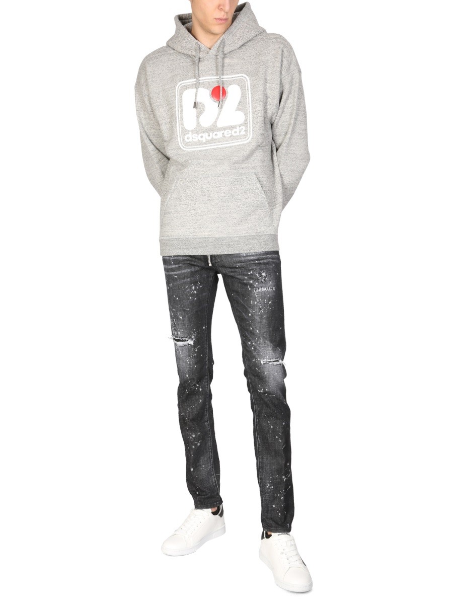 Dsquared - CAMO PATCH HERCA ANORAK SWEATSHIRT - Image 2