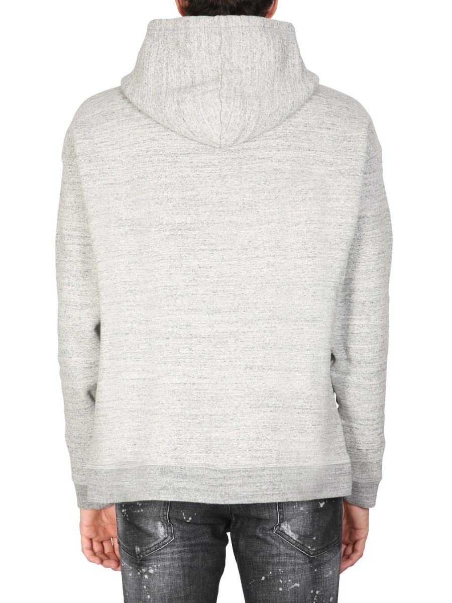 Dsquared - CAMO PATCH HERCA ANORAK SWEATSHIRT - Image 3
