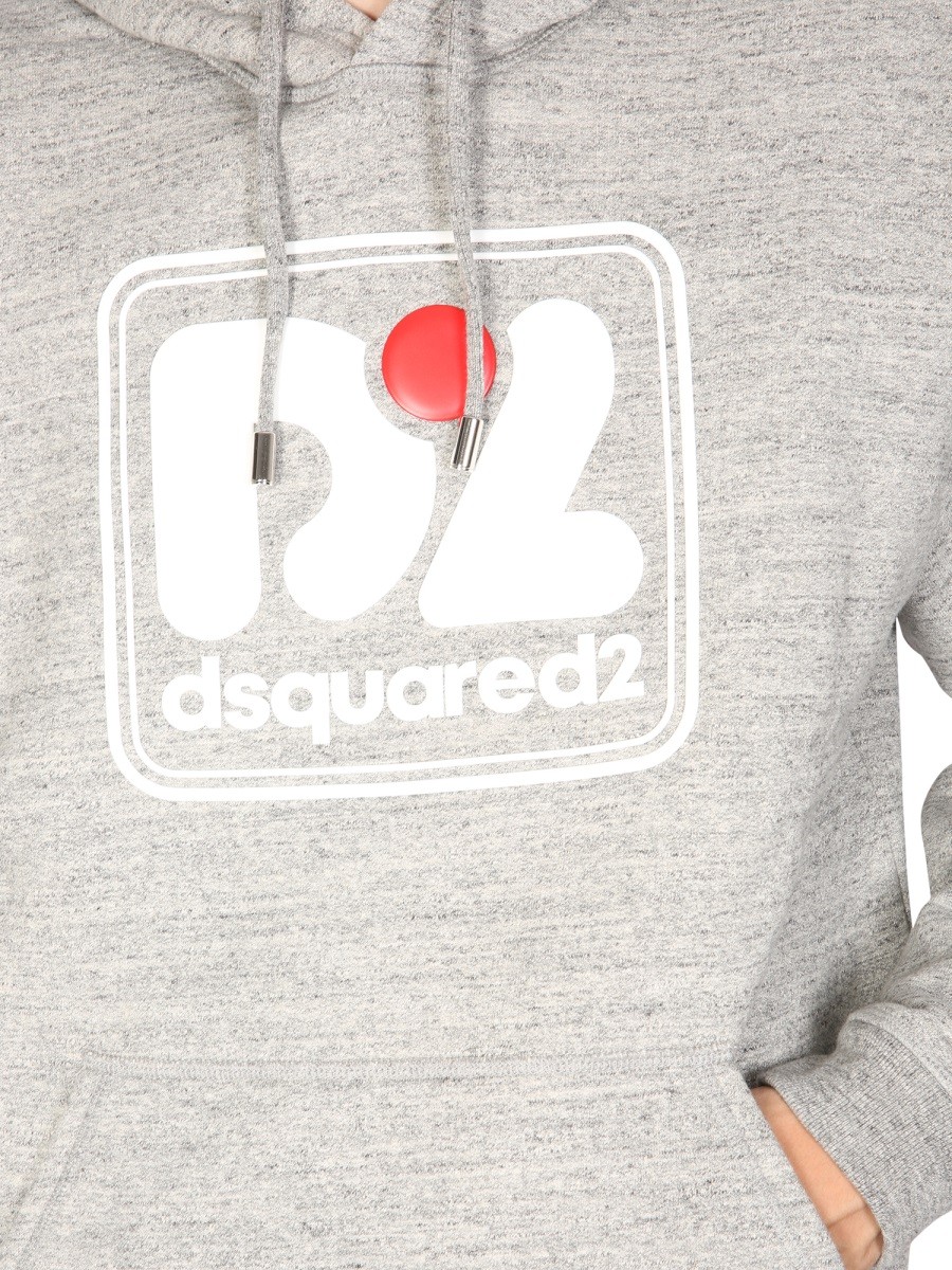 Dsquared - CAMO PATCH HERCA ANORAK SWEATSHIRT - Image 4