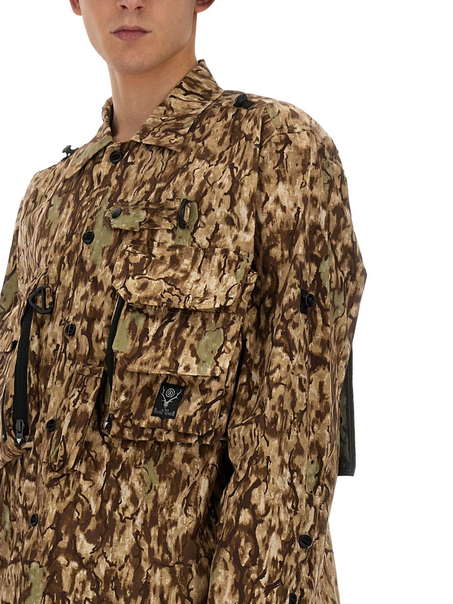 SOUTH2 WEST8 - CAMOUFLAGE PRINT JACKET - Image 2
