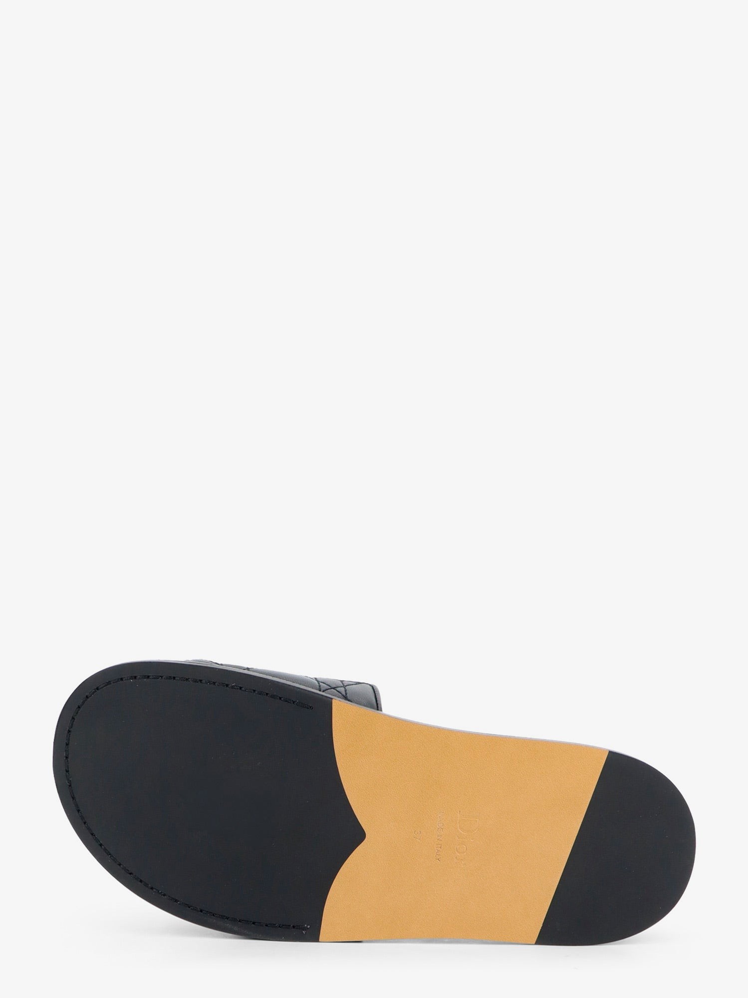 Cannage quilted leather sandals - Image 4