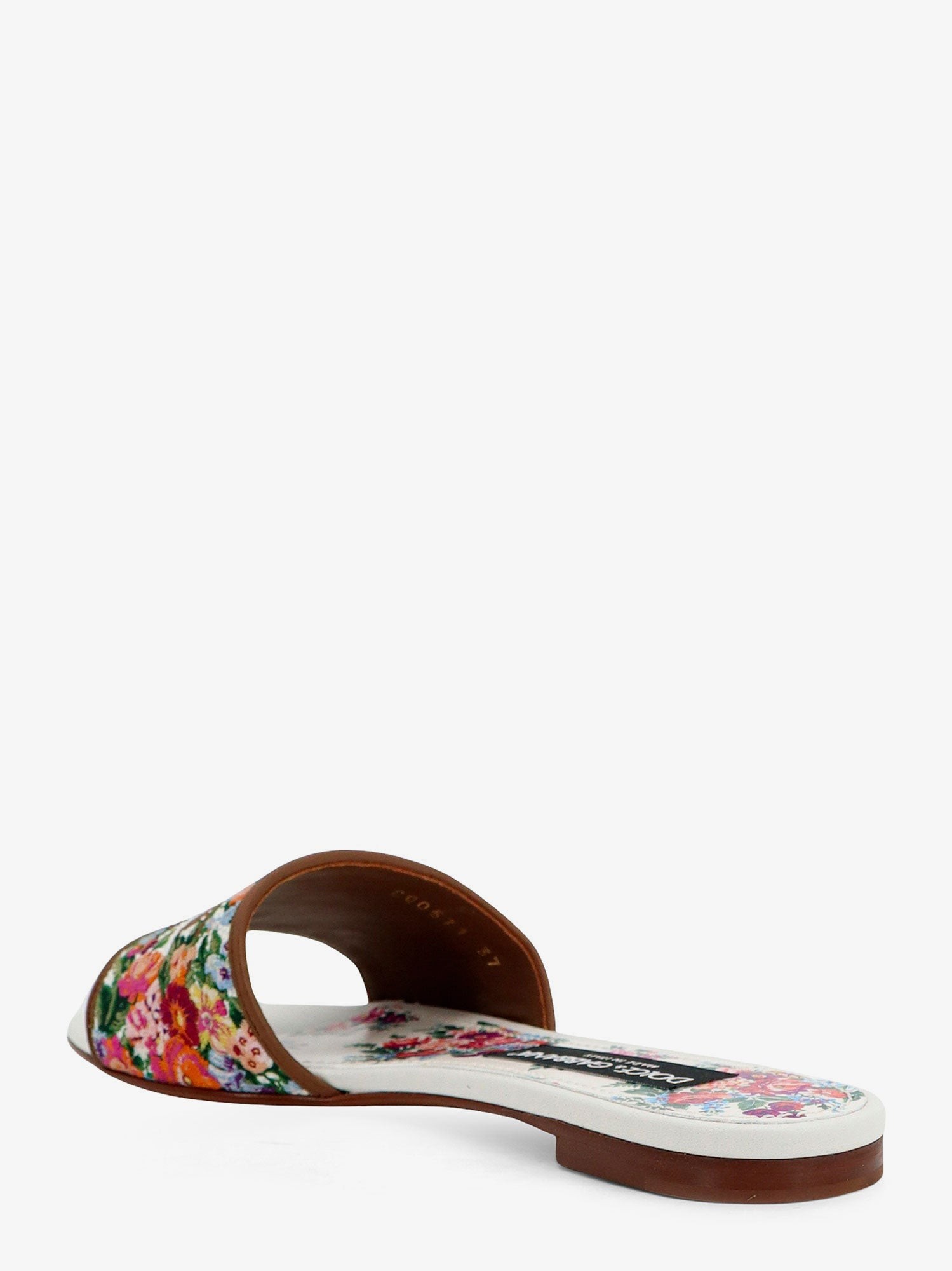 Canvas sandals with all-over embroidery - Image 3
