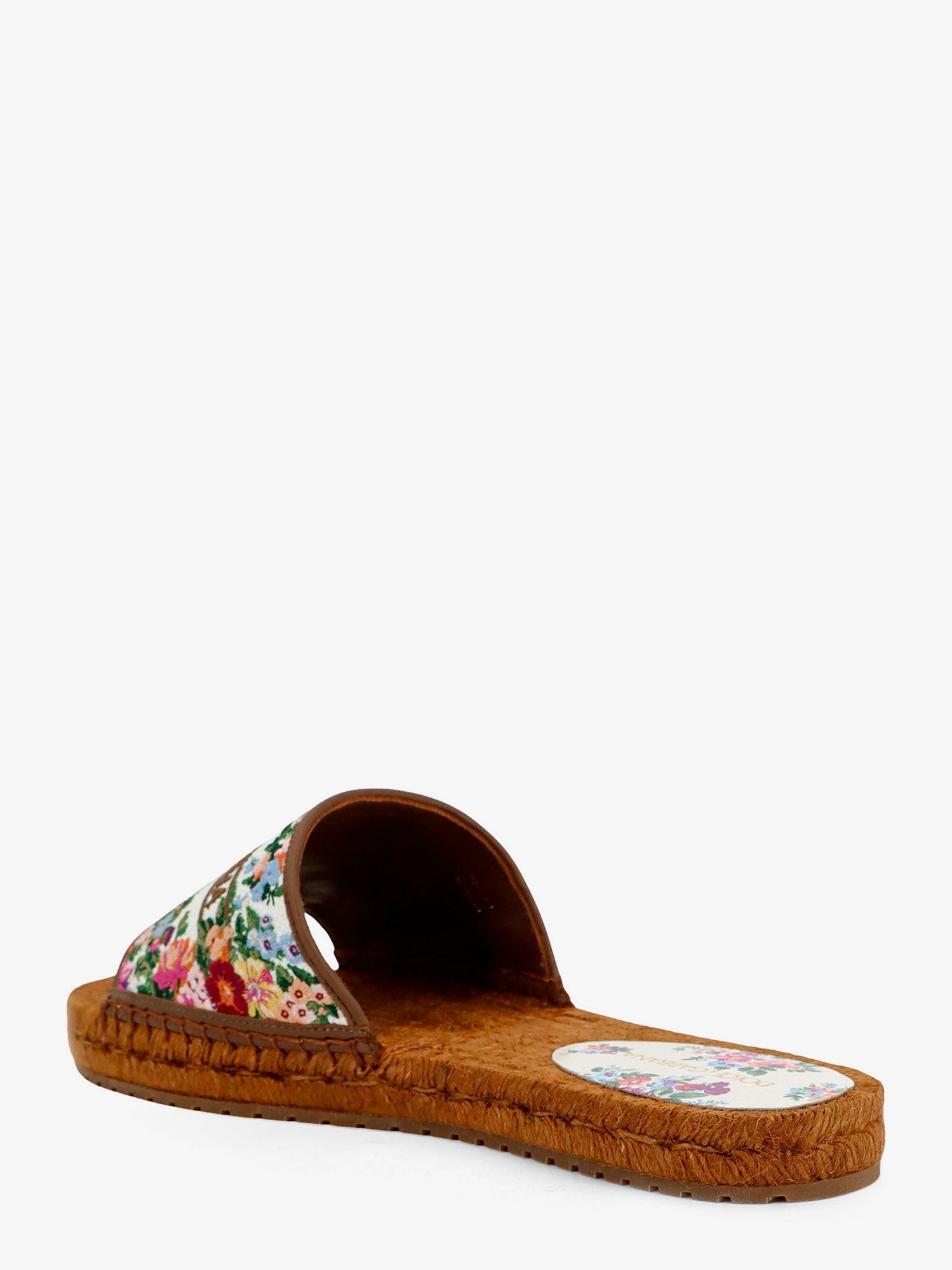 Canvas sandals with embroidered logo on the front - Image 3
