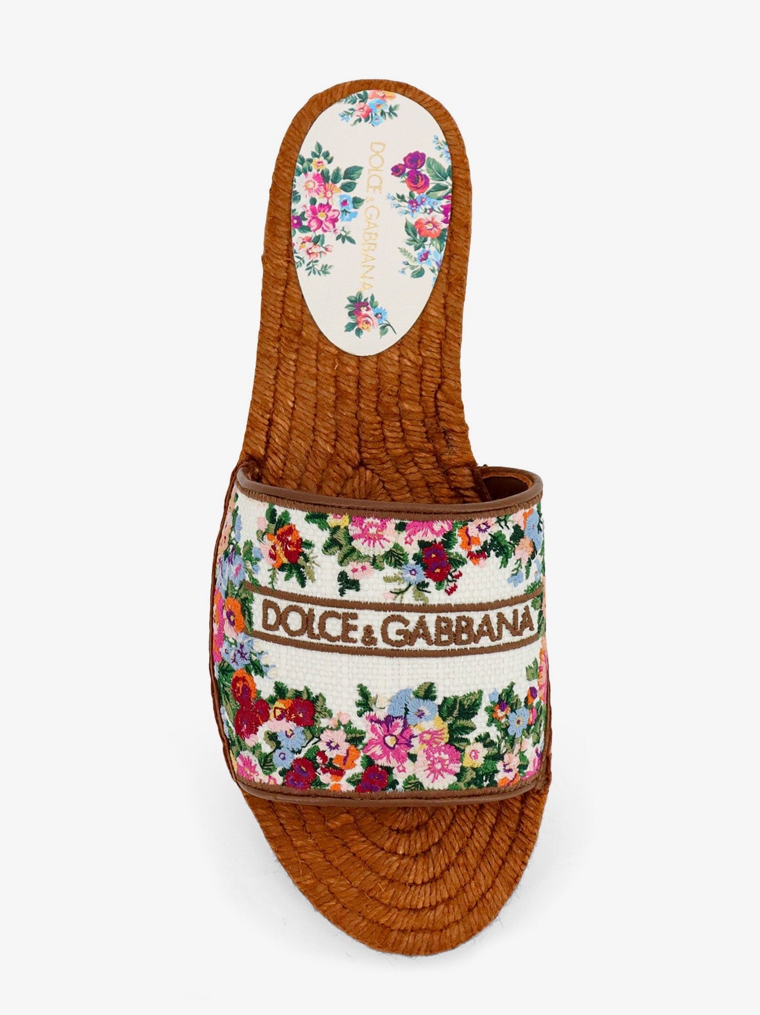 Canvas sandals with embroidered logo on the front - Image 5